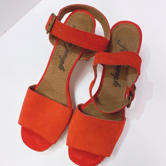 FREE PEOPLE BROOKE PLATFORM - Picture 4 of 7